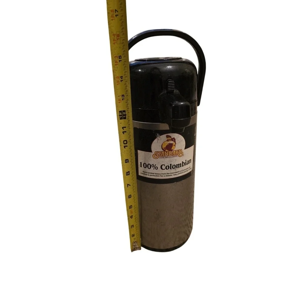 Thermal Airpot Coffee Dispenser 3l/102 oz Insulated Stainless‎ Steel - pre-owned